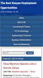 Mobile Screenshot of jobsinkenya.co.ke