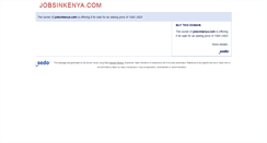 Desktop Screenshot of jobsinkenya.com