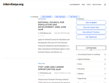 Tablet Screenshot of jobsinkenya.org